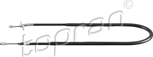 Tautrekk, håndbremse TOPRAN 631 765