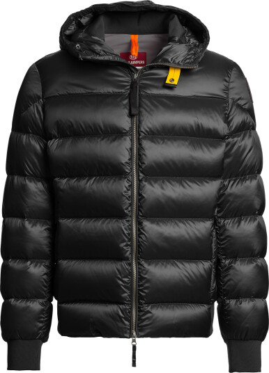 Parajumpers Men"s Pharrell Hooded Bomber Black, M