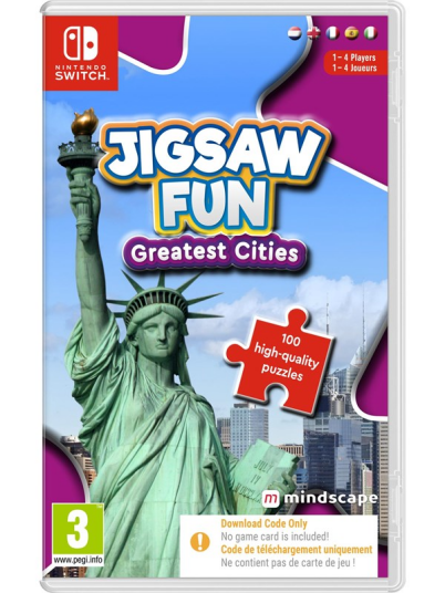 Jigsaw Fun: Greatest Cities (Code in a Box) (Switch) Jigsaw Fun: Greatest Cities (Code in a Box) (Switch)