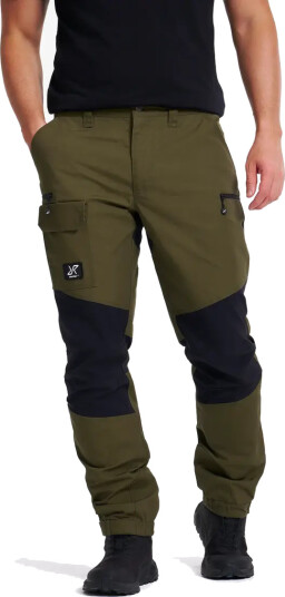 Revolutionrace Nordwand Pants Herre Dark Olive/Black 3XL Turbukse & Fritidsbukse