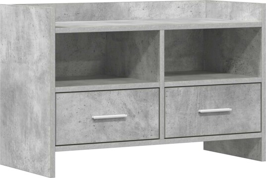 TV skap 71,5 x 33 x 47 cm Betonggrå Konstruert tre TV skap 71,5 x 33 x 47 cm Betonggrå Konstruert tre