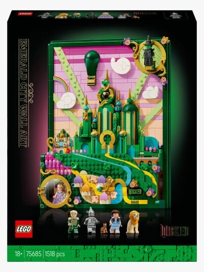 LEGO Wicked 75685 Emerald City veggkunst