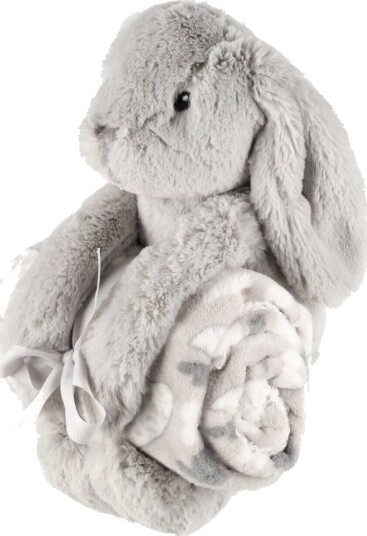 4Living Pledd Og Kosedyr Bunny 75X100 Cm