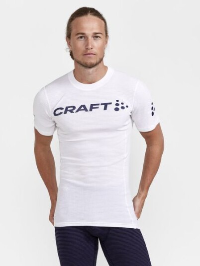 CRAFT NOR Pro Wool Extreme X SS Herre White/Blaze