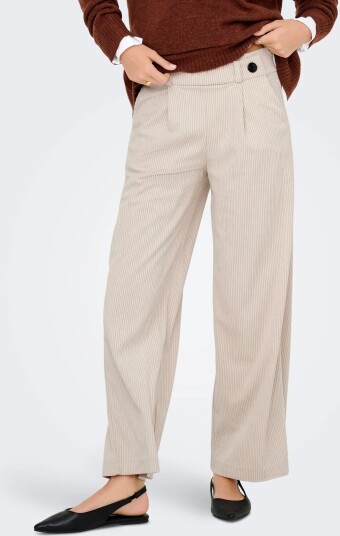 JDY Jdygeggo Cord Pant Jrs Noos   Beige   L x 32