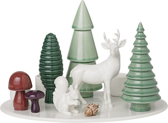 Dottir Winter Stories adventsstake 23x14 cm Woodland Dottir Winter Stories adventsstake 23x14 cm Woodland