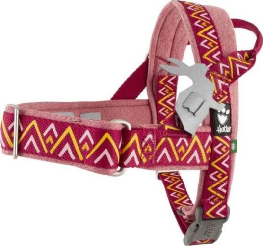 Hurtta Razzle-Dazzle H-sele 35-45cm Beetroot med komfortabel polstring