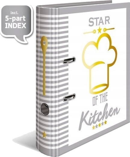 Herma Oppskriftsmappe Star Of The Kitchen Din A4 Nyhet 2023 19662 19662