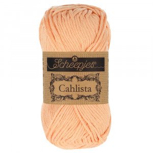 Scheepjes Cahlista Garn Unicolor 414 Vintage Peach