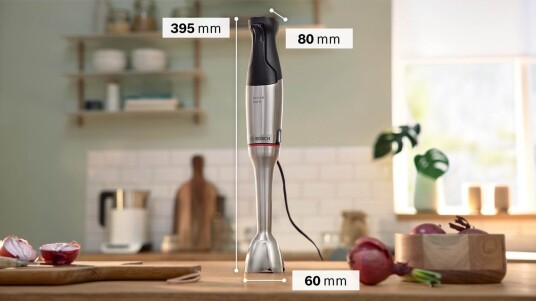Bosch Serie 6 ErgoMaster Stavmikser 1200 W Rustfritt Stål MSM6M831