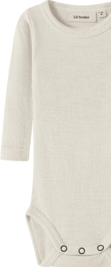 Lil' Atelier Nbnnalu Rib body i ull/modal Turtledove (86) 86