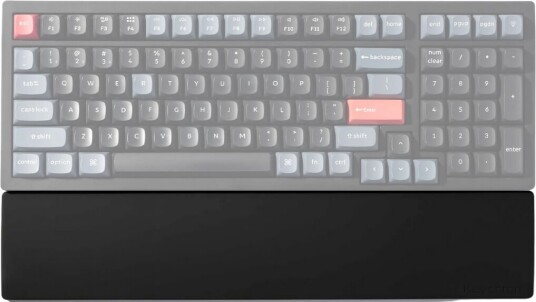 Keychron Silikon Palm Rest Til K4 Pro/q5/v5/v5 Max - Svart Håndleddsstøtte Keychron Silikon Palm Rest Til K4 Pro/q5/v5/v5 Max - Svart Håndleddsstøtte
