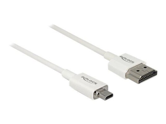 Delock 50 cm High Speed HDMI-kabel med Ethernet, Mini HDMI Type C, 4K-støtte Delock 50 cm High Speed HDMI-kabel med Ethernet, Mini HDMI Type C, 4K-støtte