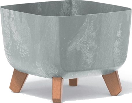 Prosperplast Kvadratisk Plantepotte Gracia Square Beton Effect Dgql240e-422U Betongfarge 24X24x18,7 Cm Prosperplast Kvadratisk Plantepotte Gracia Square Beton Effect Dgql240e-422U Betongfarge 24X24x18,7 Cm