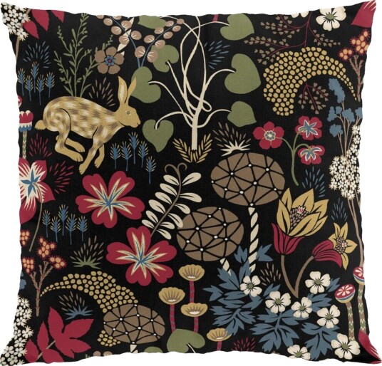 Arvidssons Textil Lyckeflykt putetrekk 47 x 47 cm Rød-brun