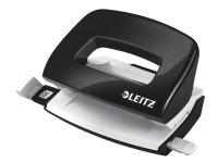 Leitz WOW Mini - Hullstanser - 10 ark / 1 mm - plast, metall - svart