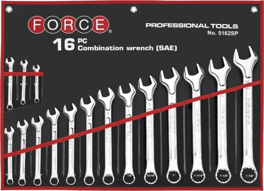 FORCE 5162SP Kombinasjonsnøkkelsett