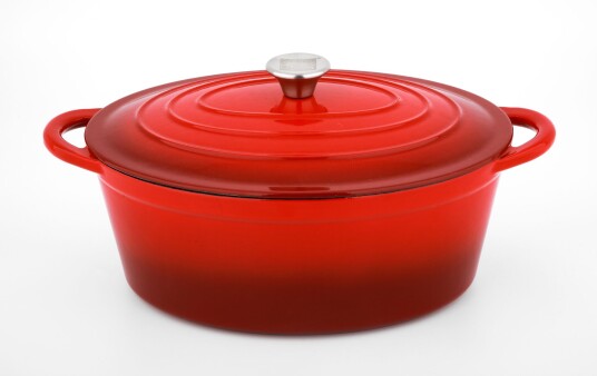 Engrospris Cs Solingen støpejernsgryte Xanten oval 6,5 L Rød 40,5x26x13 cmJerngryte 104762