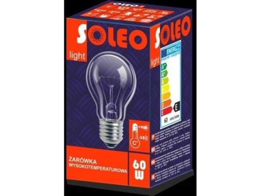 Helios Soleo Høytemperaturpære 100W E27 A55 230V Wst-0008 Helios Soleo Høytemperaturpære 100W E27 A55 230V Wst-0008