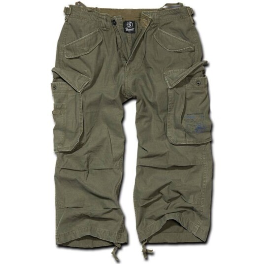 Brandit Industry 3/4 Shorts S Grønn