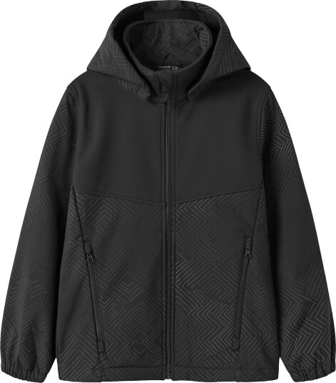 Name It Softshell Jakke m. Fleece NkmAlfa Svart Name It 6 år (116) Softshell