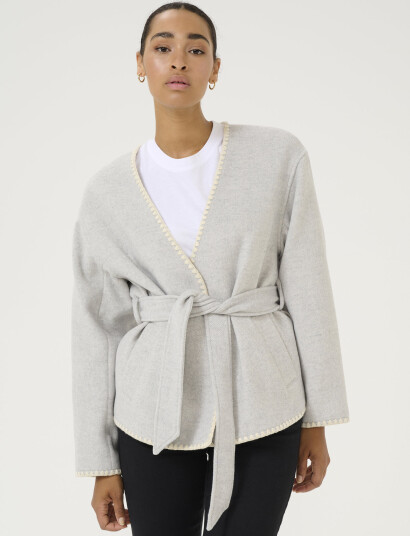 Kaffe Kaulrikke Jacket - Grey - 34