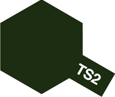 Tamiya TS Spray Lakk : Dark Green TS-2 100ml Tamiya TS Spray Lakk : Dark Green TS-2 100ml