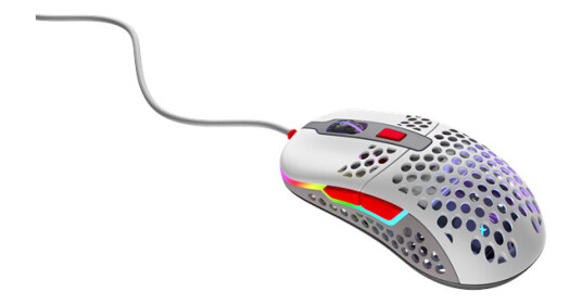 Xtrfy M42 RGB - Retro - Gaming mus - Optisk - 6 - Hvit med RGB lys