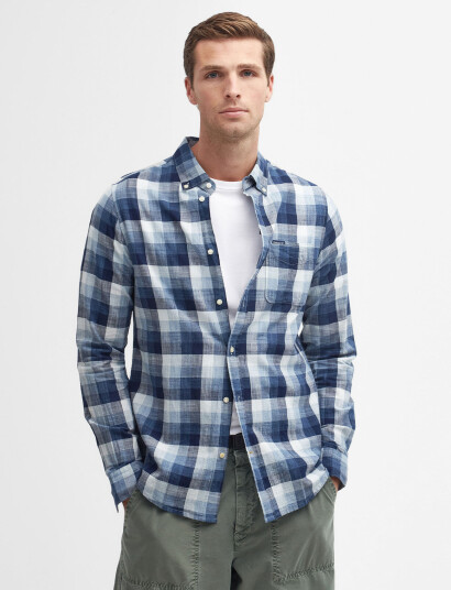 Barbour Barbour Hillroad Shirt Navy L Barbour Barbour Hillroad Shirt Navy L