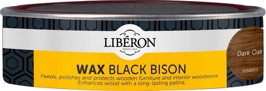 Produit Liberon Voks Black Bison 150ml Mørk Eik Produit Liberon Voks Black Bison 150ml Mørk Eik