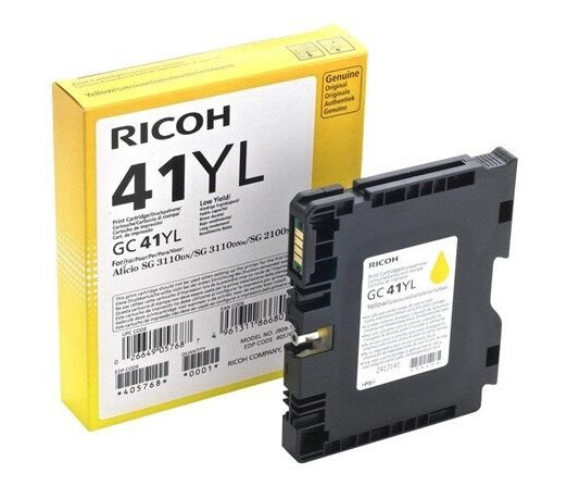Ricoh toner gel yellow 600 pages - Blekkpatron Yellow