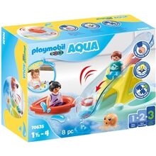 Playmobil 70635 Playmobil 1.2.3 Aqua svømmeøy med sklie