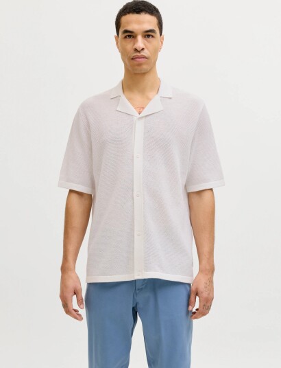 Jack & Jones Jjchris Knit Resort Ss Cream S