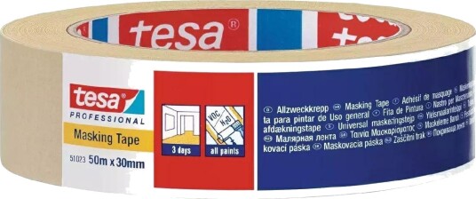 Tesa Maskeringstape 50m x 19mm Avtagbar