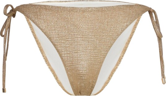 Etam Gold Nomad   Swimwsuit Bikini Bottom   Gold   36