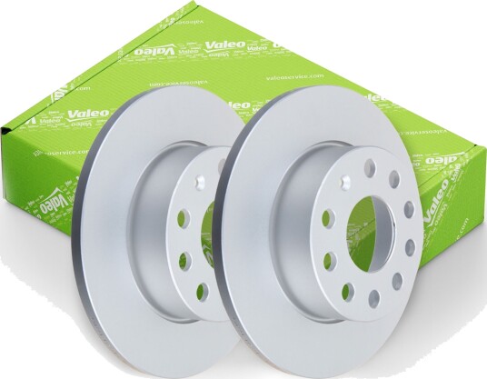 Bremseskive VALEO 672648