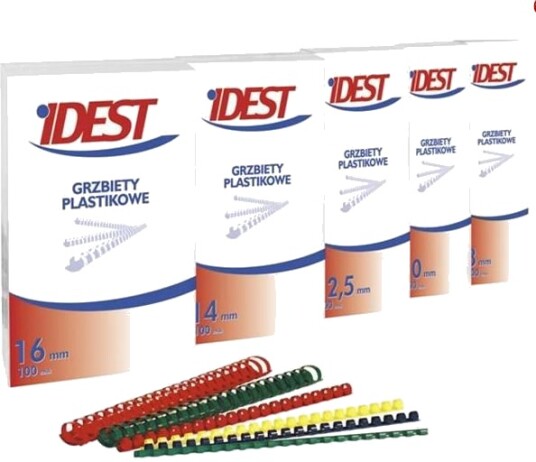 Idest Plastrygg 10 Mm / 100 Stk. Rød Idest Plastrygg 10 Mm / 100 Stk. Rød