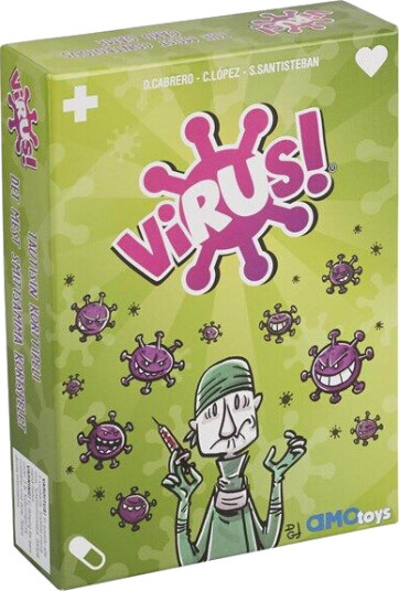 Games Virus Kortspill for 2-6 spillere - Strategisk Spill for Barn 8+