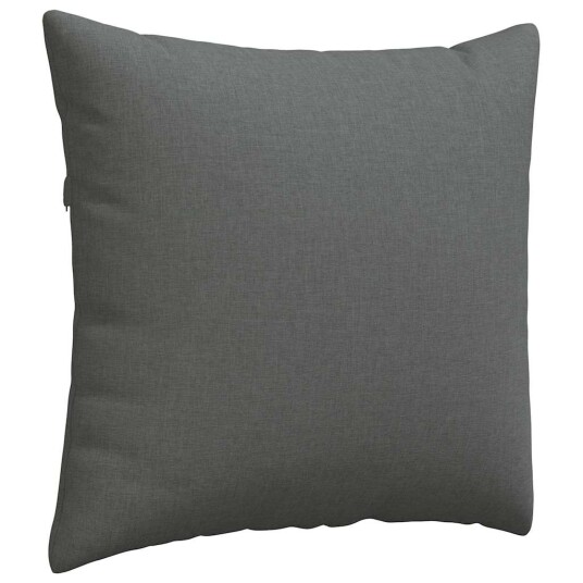 Sofaputer 2 pcs Mørkegrå 45 x 45 cm stoff