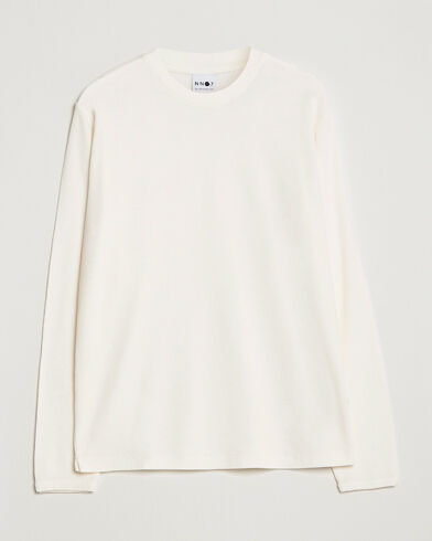 NN07 Clive Knitted Sweater Egg White NN07 Clive Knitted Sweater Egg White