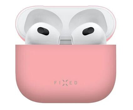 FIXED Silky Silicone case for Apple Airpods 3 Pink FIXED Silky Silicone case for Apple Airpods 3 Pink