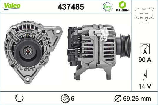 VALEO 437485 Dynamo