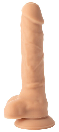 Willie City Luxe Superrealistisk Silikondildo 22 cm     - Beige