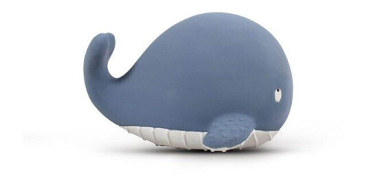 Filibabba Teether - Christian the whale Powder Blå