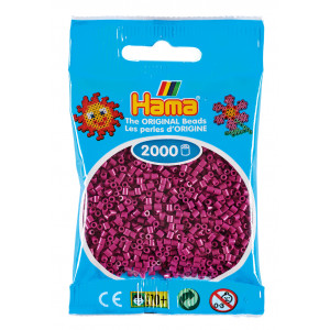 Hama Mini Perler 501-82 Plomme 2000 stk Hama Mini Perler 501-82 Plomme 2000 stk