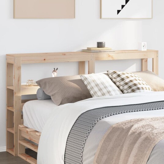 Hodegavl med hylle 150 cm heltre furu 8721102853562