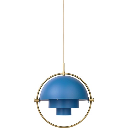 Multi Lite Pendel 36 cm Messing / Nordic Blue Matt Multi Lite Pendel 36 cm Messing / Nordic Blue Matt