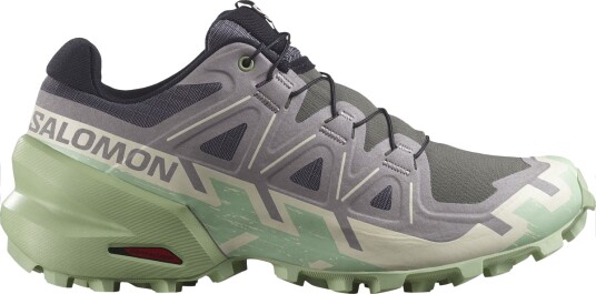 Salomon Women"s Speedcross 6 Castlerock/vanilla Ice/smoke Green 5