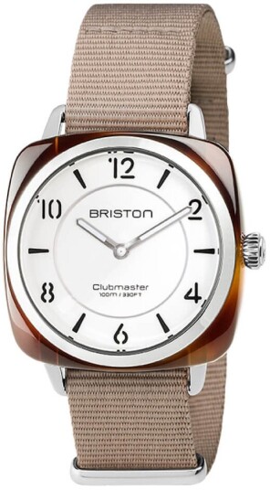 Briston Dameklokke 17536.SA.T.2.NT Chic Hvit/Tekstil