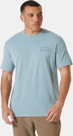 Helly Hansen Menn Skog Recycled Graphic T skjorte MarineBlå 2XL